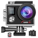 Campark ACT76 Action Cam WiFi Sports Camera Ultra HD Waterproof DV Camcorder Sony Sensor 2 Pcs Rechargeable Batteries