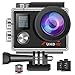 Campark ACT76 Action Camera 4K Ultra HD WiFi Waterproof DV Camcorder Sports Cam with Wireless Remote Control and 2 Pcs Rechargeable Batteries