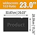 SenseAGE Anti-Blue Light Privacy Screen Protectors Filter for Widescreen Monitor 23 inch 16:9 (20.03×11.26 / 508.7 x 285.9mm) for Sceptre/ Samsung/ HP/ LG/ Acer/ ASUS/ Dell/ Benq/ AOC/ ViewSonic&PCthumb 1