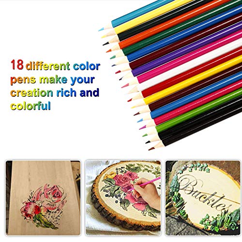 6 Professional+Pyrography+Adjustable+Temperature+Woodburning