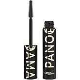 L'Oreal Paris Voluminous Panorama Mascara, Volumizing and Lengthening Formula, Longwear, Smudge-Resistant and Washable, All Night Black Mascara, 0.33 Fl Oz
