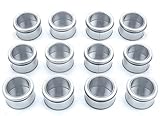 Bekith Clear-Top Spice Tins, Round (12)