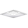 KOHLER K-98740-CP Watertile Rain Overhead Showering Panel with 4 22-Nozzle Sprayheads, Polished Chrome