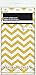 Yellow Chevron Plastic Tablecloth, 108