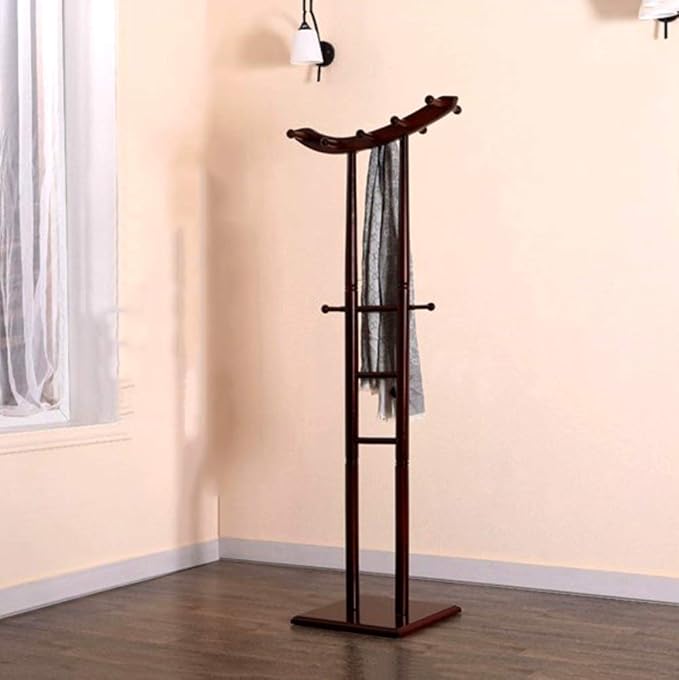 Amazon.de: JiaQi Einzelne schiene Bambus Kleiderständer, Halle-Baum