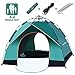 MIABOO Camping Tent 3-4 Person,Windbreak Automatic Pop Up UV Protection Backpacking Tent for Hiking Camping Outdoor,Waterproof Double Family Beach Tent with Carrying Bag