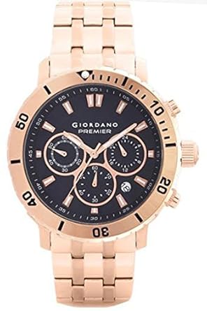 Chronograph Black Dial Mens Watch-P165-55