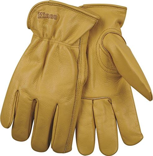 Kinco 035117980068 Men's Cowhide Drivers Multi Purpose Work Gloves, X-Large