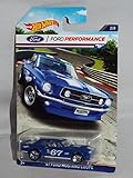 HOT WHEELS FORD PERFORMANCE BLUE '67 FORD MUSTANG COUPE 2/8