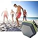 KEROLFFU M5 Outdoor Travel Shower Waterproof Bluetooth Speaker with 15Hour Rechargeable Battery (Black, Suction-Cup)