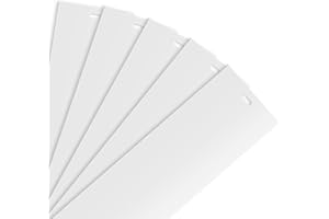 BRUISLARD 5 Pack 82.5" x 3.5" PVC Vertical Blind Replacement Slats, Blind Replacement Slats for Sliding Glass Doors, Window, Curved Smooth