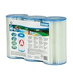 Intex Type A Filter Cartridge for Pools, Three Pack