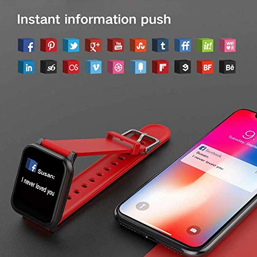 Fitness Tracker, ZOTOYI  Z02 Smart Watch Heart Rate Monitor Smart Bracelet IP67 Waterproof Built-in Blood Pressure Monitor Calorie Counting Pedometer Watch for Android and iOS System - Thumbnail 3