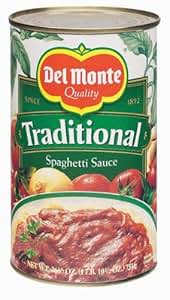 Amazon com Del Monte Traditional Spaghetti Sauce 26 5 Amazon com Del Monte Traditional Spaghetti Sauce 26 5
