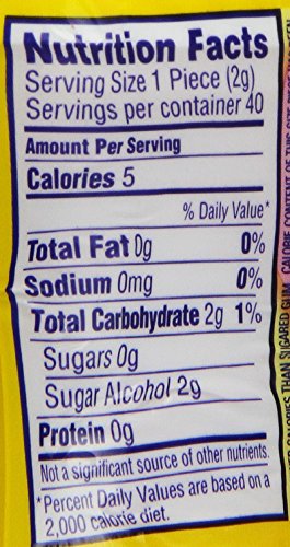 Juicy Fruit Fruity Chews Strawberry Sugarfree Gum, 40 piece bottle (4 Bottles)