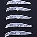 Aorace Blank Hard Lures Kit Unpainted Fishing Baits Sets Crankbait Wobblers Freshwater Fish Lure Wobblers Minnow Lure Bodies Fishing Tackle