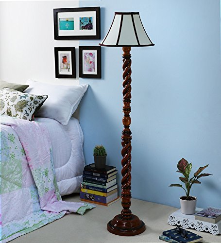Off White Designer,Fashionable Wooden (Floor Lamp)