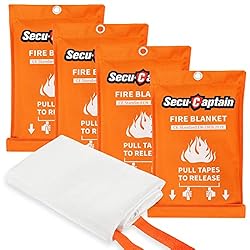 SecuCaptain Emergency Fire Blanket for Home and