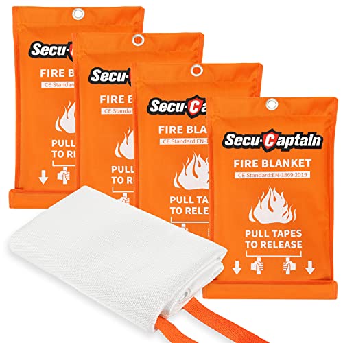 SecuCaptain Emergency Fire Blanket for Home and