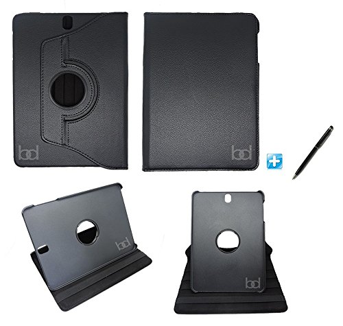 Capa Case Galaxy Tab S3 - T820/T825 Giratória / Caneta Touch (Preto)