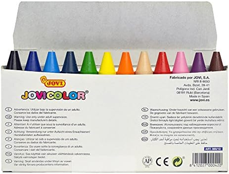 Jovicolor 980 - Ceras, caja de 12 unidades: Amazon.es: Oficina y papelería