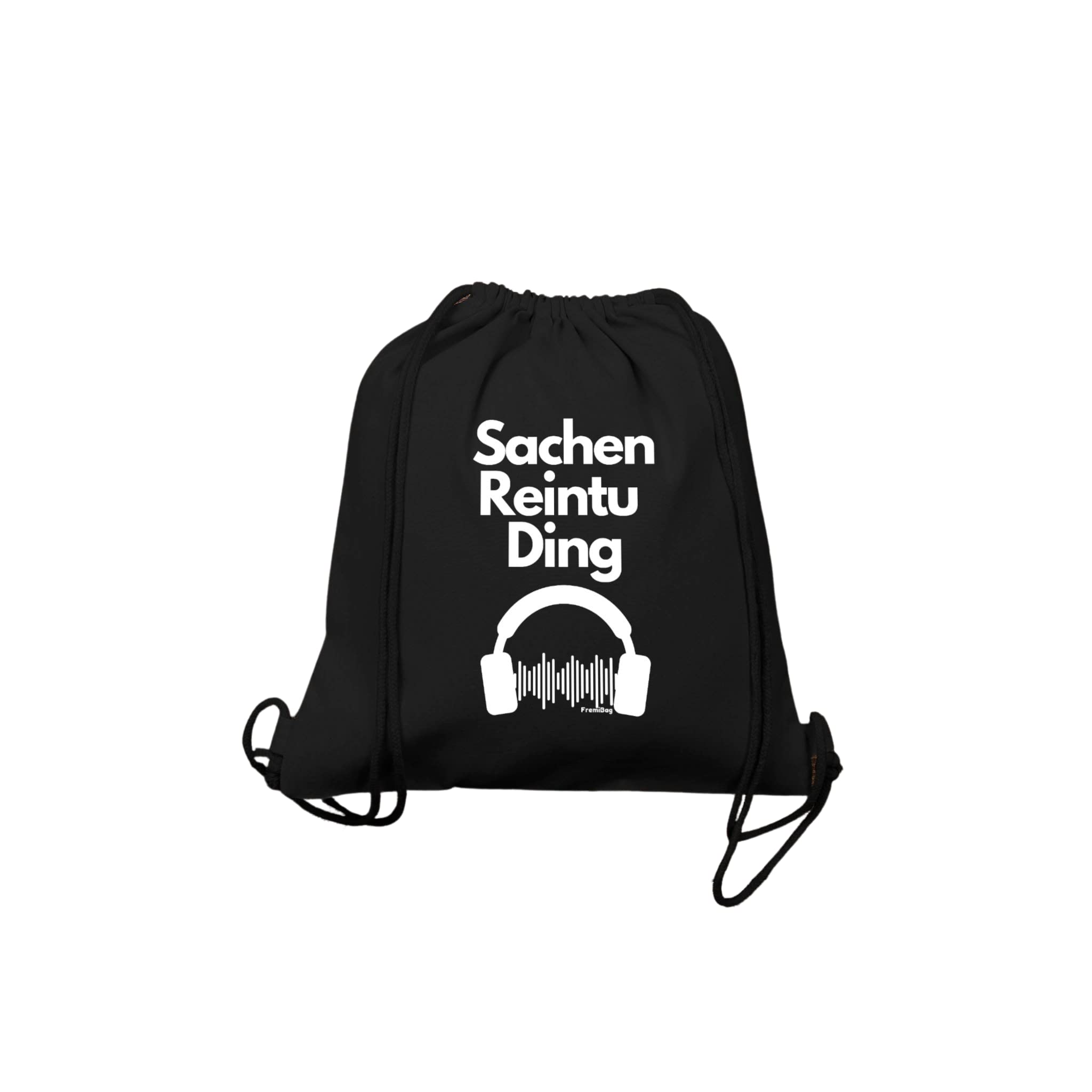 FremiBag SachenreintueDing_2 Gym Bag for Festival as a Cool Backpack for Sports and Leisure