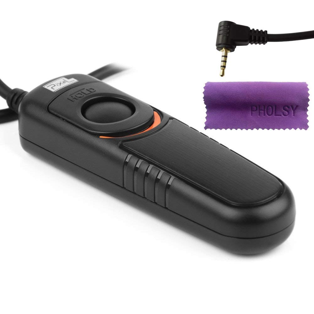 Pixel Wired Shutter Remote Control RC-201 RSL1 Shutter Release Cable with RS1 and RS2 Type Compatible with Panasonic Cameras