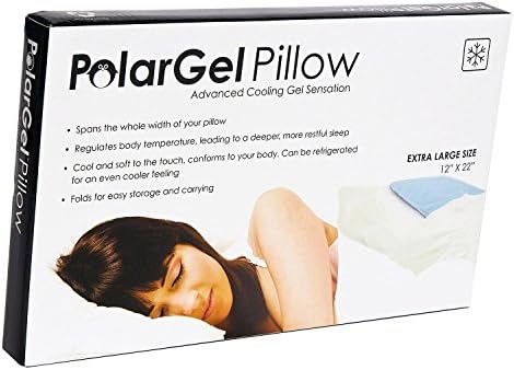 NHI Cool Pillow Pad Hot Flash Pillow - #1 Cool Gel Pillow Mat - Hot Flash Relief Cooling Pillows That Stay Cool - No Water, No Leaks