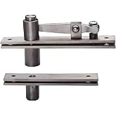 TamBee Door Pivot Hinges Heavy Duty Hinges for Wood Doors 360 Degree Shaft Stainless Steel Pivot Hinge System for Hidden Doors, Bookshelf