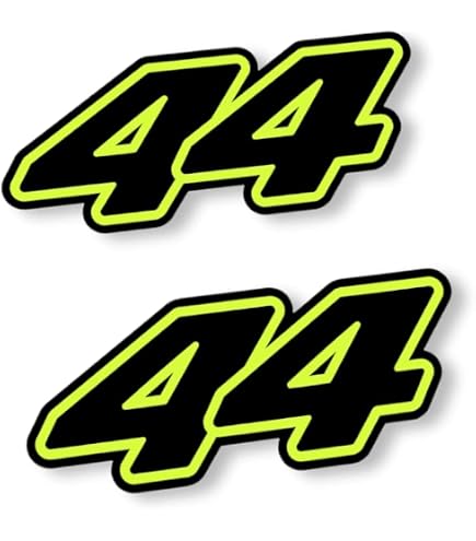 Rossi Vinyl Sticker FLUORESCENT YELLOW Sun & Moon Decal (2013) pegatina adesivi
