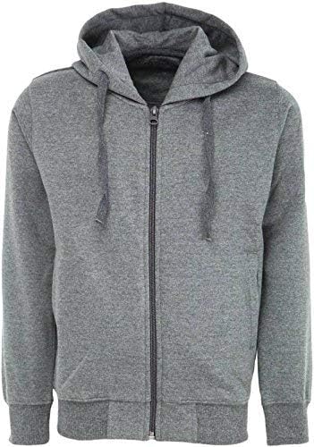 Girl's Rich Cotton Full Sleeves Zipper Jacket with Hoodies (Plus Size Also Available) (11-12 Years, Light Grey)