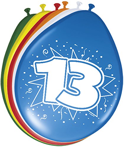 Folat - 13 Jaar Ballonnen 30cm 8 stuks