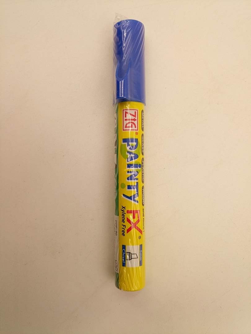 Zig Painty FX Marker Pen chisel Tip BLUE BigaMart