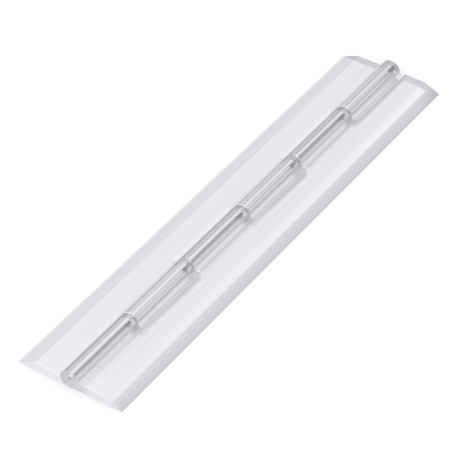 5X Transparent Clear Plastic Acrylic 200mm Continuous Piano Hinge Hinges