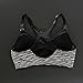ROPALIA Women Fitness Yoga Stretch Tank Top Seamless Racerback Padded Sports Bra Black Large