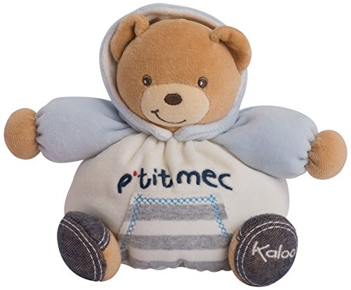 Kaloo Denim Plush Toy, Gutsy Chubby Bear, Small