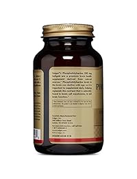 Solgar, Phosphatidylserine, 200 mg, 60 softgels, 033984022089, 60, 1, 1