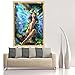 5D Diamond Painting, callm Home Decor Clearance Embroidery Painting 5D Diamond Cross Stitch Kit Picture Partial Rhinestone Painting Arts Craft Supply DIY Diamond Painting Kits for Adults, Fairy (A)