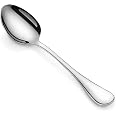 Artaste Rain Espresso Spoon Set - 18/10 Stainless Steel, Set Of 6, 4.85 Inch, Silver Mirror Finish