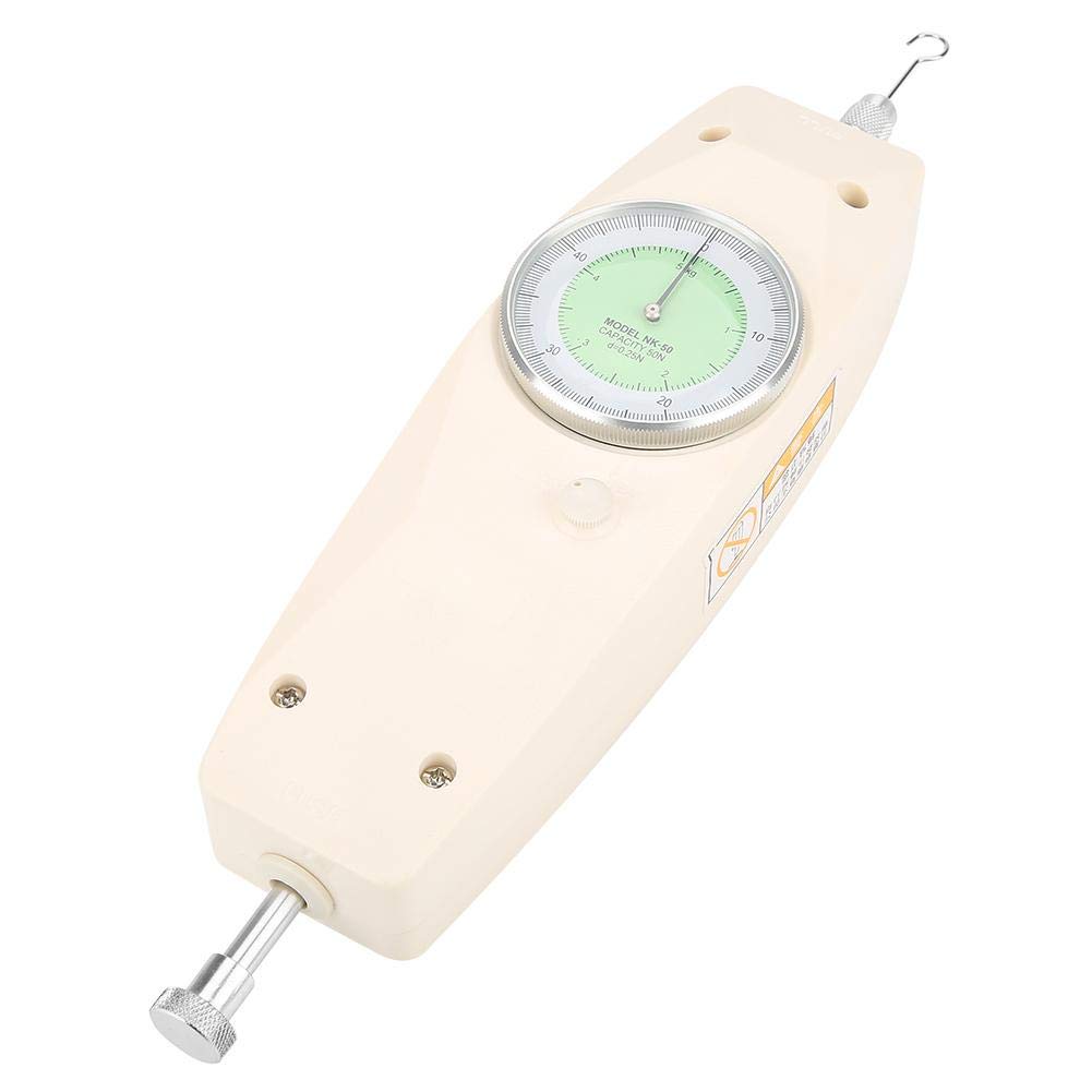 Analog Dynamometer, Force Meter, 50N Mechanical PushPull Gauge or