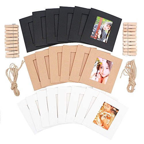 Back Packers 20 pcs Papier Ensemble de Cadre Photo pour Fujifilm Instax Mini 7S 8 8 + 9 25 26 années 50 70 90 Camera Film