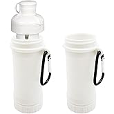 2 PCS Flavor Cartridge Holder Compatible with Cirkul Sips Cartridge Storage Sips Container Sip Safe Travel Case Keep Fresh BPA Free Plastic,White