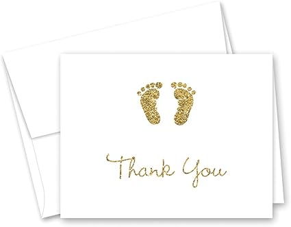 gold baby footprints
