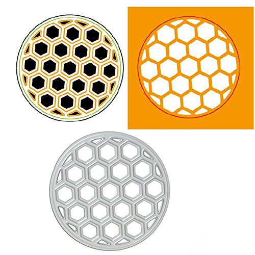 Gilroy Honeycomb Shape DIY Metal Cutting Dies Embossing Stencil for Scrapbooking Paper Card Album Art Craft Gift Decor - Thumbnail 2