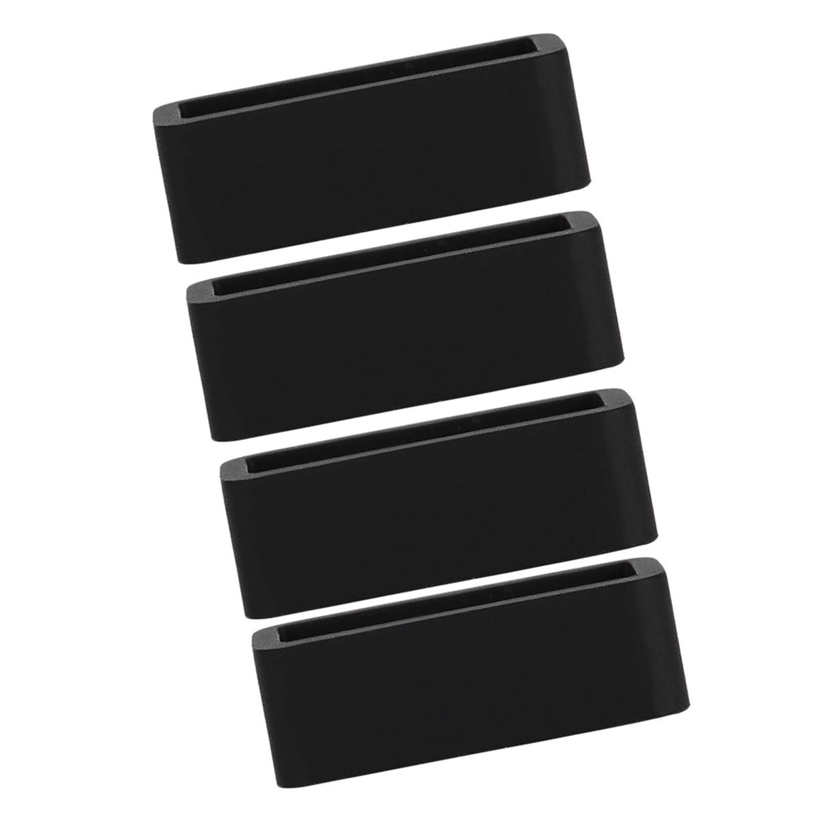 Brrnoo 4 Pcs Replacement Silicone Watch Strap Safety Buckle Accessory for Watch (22 mm)