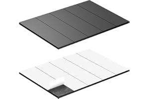 OUZRETUCU Magnetic Strips with Adhesive Backing,10 Pack Strong Self Sticky Back Magnet Tapes - 3" x 0.79" (75 x 20 x 2 mm), Flexible Durable Stick on Magnets for Fridge, DIY, Crafts, Teacher, Photo