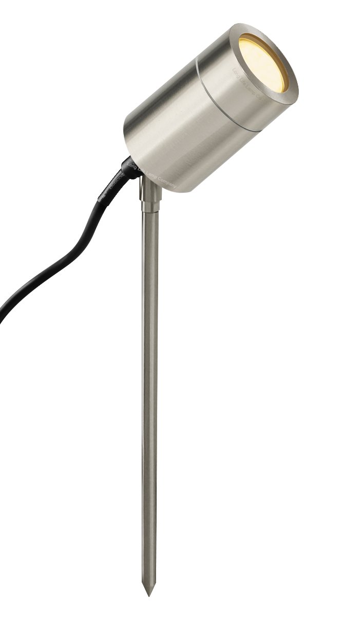 Long Life Lamp Company Stainless Steel Outdoor Garden Spike Light IP54 Adjustable Bulb not Included