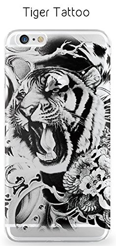 DEVILCASE Traditional Tattoo Silicone Soft Painted Case for iPhone 6+/6S+ (Tiger) SB20