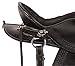 AceRugs Black Horse Saddle Western Endurance Riding Pleasure Trail Comfy SEAT Premium Leather TACK Set Full Quarter Bars (Black, 16)thumb 4