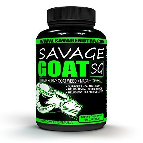 UPC 009261794956, SAVAGE GOAT 60&#39;s - FLASH SALE TODAY - EXTRA STRENGTH 1000mg HORNY GOAT WEED high potency - supports ENERGY &amp; LIBIDO in Men &amp; Women - contains